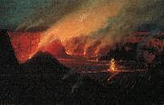 Lionel Walden Volcano oil painting artist